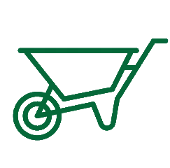 Wheel-Barrow-Icon - Grass Roots Pond And Garden - Grass Roots Pond And Garden Wheel Barrow