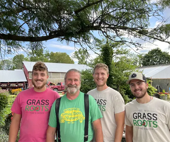 updated team pic - Grass Roots Pond And Garden - Grass Roots Pond And Garden Grass Roots team pic