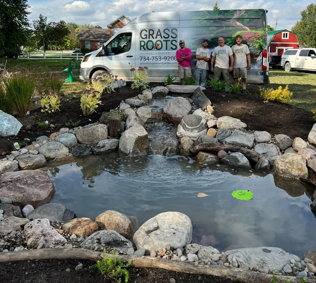 Grass Roots pond crew - Grass Roots Pond And Garden Grass Roots pond crew